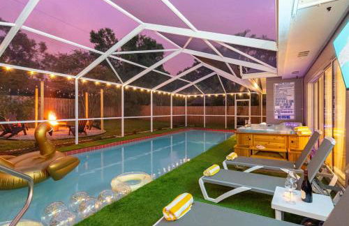 Pool Hot Tub Massage Chair Free EV Charger 5 Mins to Beaches! - Foto 58