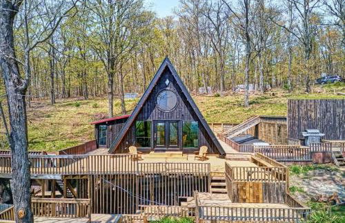 The Black Aframe - HOT TUB and Mountain Views - Foto 49