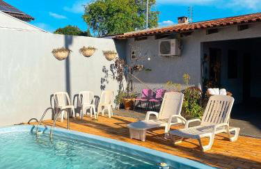 Casa com 2 suites e 1quarto piscina Ar para 8 hospedes - Foto 31