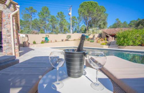 Villa 200m2, 10 pers, AC, Piscine, Forêt privée - Foto 18