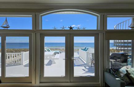 Single Family Ocean Front Wifi Washer & Dryer Rooftop Deck Master Suite With Fireplace Large Brant Beach Ocean Front Home Withmagnificent Views - Foto 19