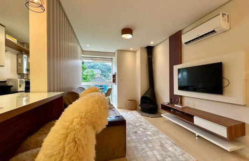 Apê com Lareira a 260m da Catedral de Pedra - Foto 3