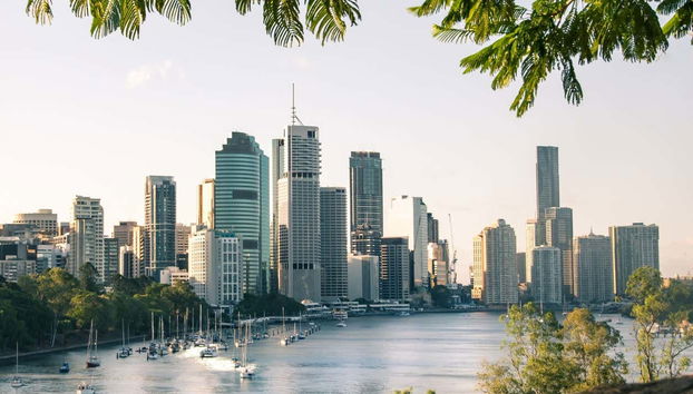 Vue sur Brisbane depuis Kangaroo Point