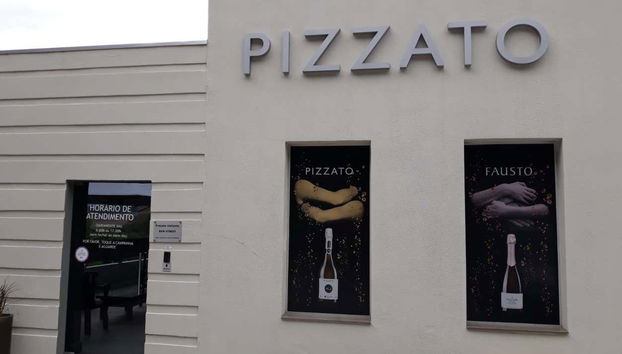 Fachada da vinícola Casa Pizzato