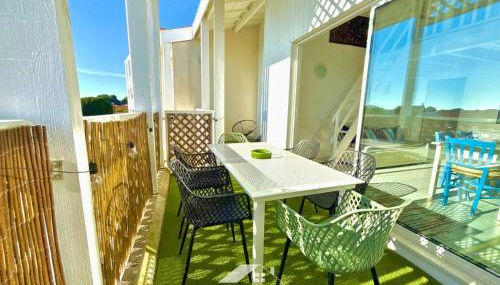 Vue Mer et Piscine, avec Balcon - 1 min de la plage - Foto 5