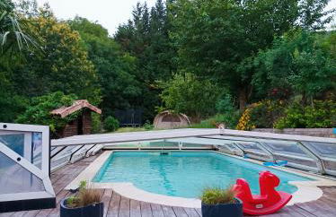 Maison familiale campagne piscine forêt - Foto 3