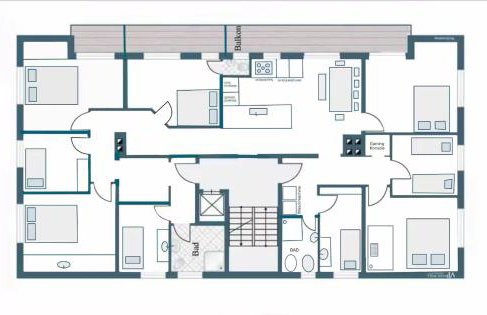 Bahnhofsnahe 9 Zimmer 200QM PS5 für Familien & Firmen - Foto 28