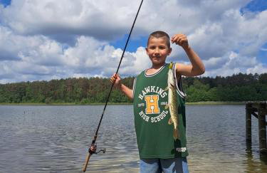 Domki przy jeziorze z prywatną plażą w Borach Tucholskich Pensjonat Alicja wczasy z dziećmi nowe luksusowe domki na skraju jeziora i lasu - Foto 42