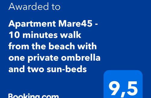 Apartment Mare45 - 10 minutes walk from the beach with one private ombrella and two sun-beds - Foto 14