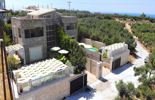 Blue Stone Pool Villa Crete Sea View - Photo 31