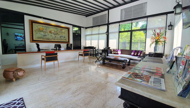 Zona de estar del vestíbulo