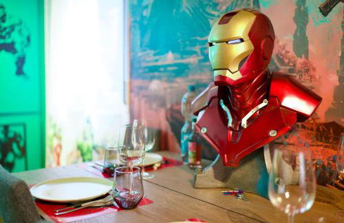 EDLER WOHNRAUM Disney Marvel Studio mit Balkon, Boxspringbett, Kaffeevollautomat, Lift & Parkplatz - Foto 18