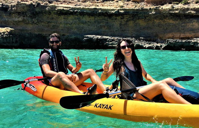 Tour en kayak con snorkel por Cala Codolar - Foto 1