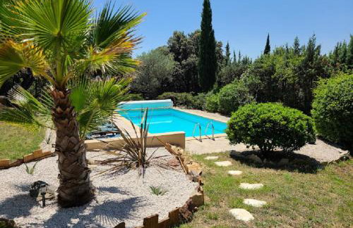 Magnifique villa piscine clim vue dominante 6 couchages - Foto 11