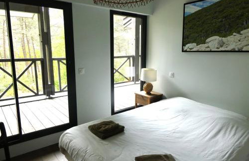 Maison au calme entre Océan et Lac, vue sur le golf, piscine chauffée, classée 4 étoiles - Foto 23