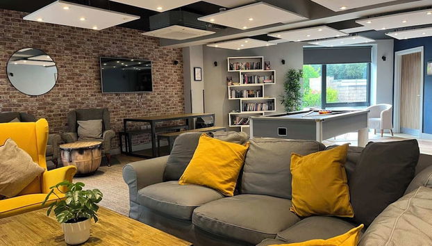 Sala de estar do lobby