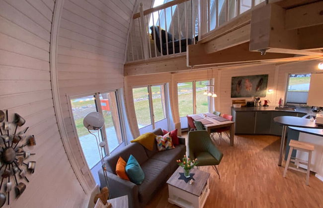 Kugelhaus Tamika - Sauna, Whirlpoolwanne und Kamin am Tollensesee - Foto 11