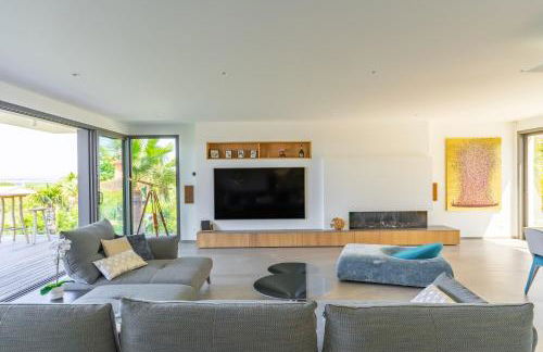 Villa Palma Giens - Vue Mer Panoramique -Piscine Chauffée Mai à Septembre- 4 chambres -Garage - Foto 27