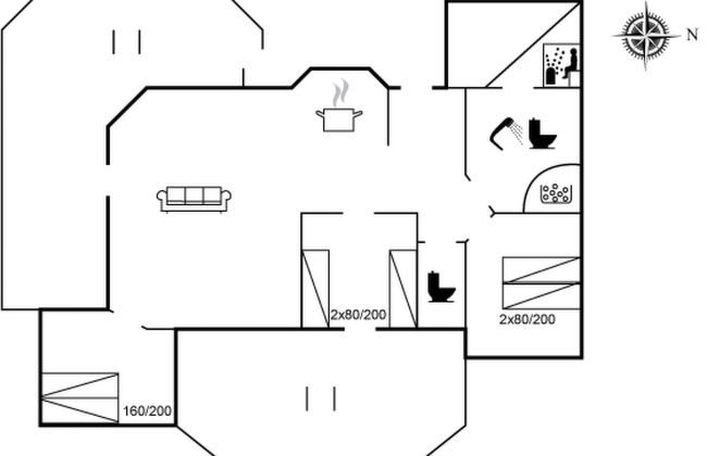 3 bedroom House in Broager with terrace and sauna - Photo 2