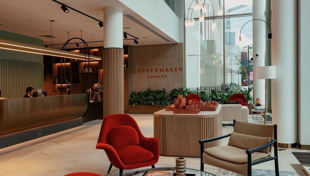 Sala de estar do lobby