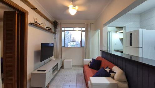 Apto a 5min da praia da Pompeia - Foto 1