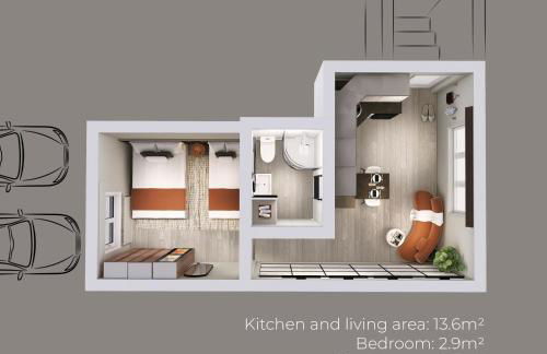 Cosy Chic Apartment, 1 bedroom, parking, newly refurbed, near M25, Heathrow, Rickmansworth - Foto 9