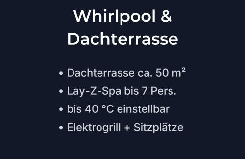 Design Penthouse - 4SZ - 2Bäder - Whirlpool - 2 Parkplätze - Dachterrasse - Foto 12