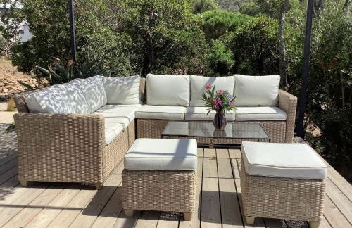 LA TERRASSE DES LAURIERS SUR L'ÎLE DU LEVANT - Foto 12