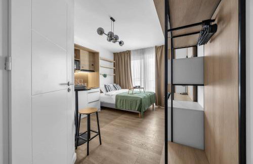 Praga Studio with Air-Con - 140m Metro, near PGE Narodowy Stadium - by Rentujemy - Foto 18