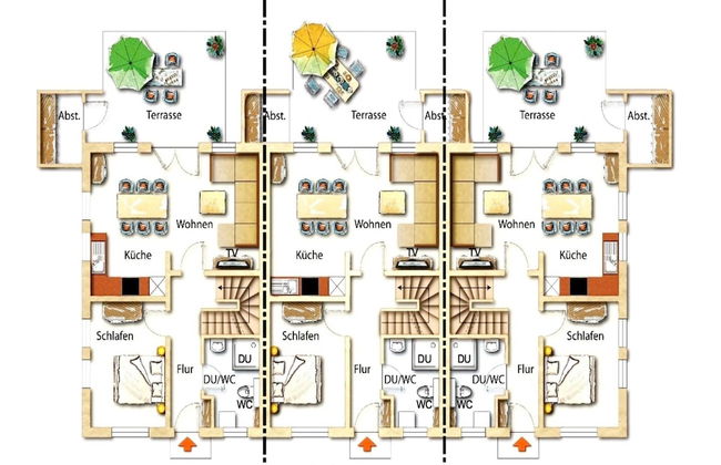 Reihenhaus Dunenwaldhaus Mitte in Trassenheide - Foto 50