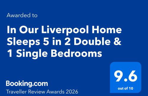 In Our Liverpool Home Sleeps 5 in 2 Double & 1 Single Bedrooms - Foto 31