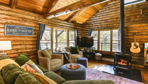 Private Beach! Lakefront Cabin in Panora - Foto 5