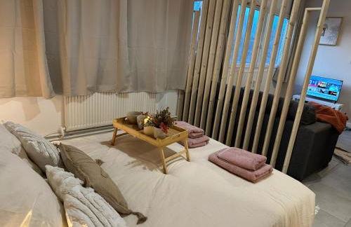 LeRelaisdOdile - Studio Cosy - Proche Metro - Parking Gratuit - Mons-en-Barœul - Foto 17