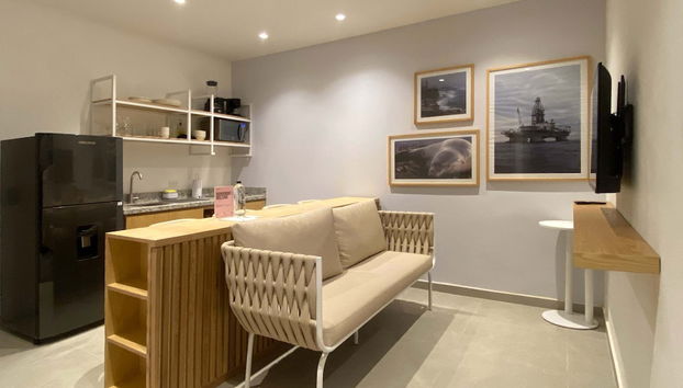 w Elegant 2BR w Majestic Terrace in CTG - Foto 4, Habitación