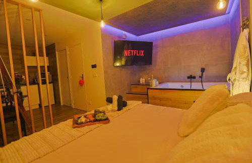 Ecrin des Alpes, Jacuzzi, Netflix, Ambiance chalet - Foto 7
