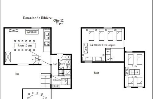 Gîte #12, 12 Pers, Domaine De Ribiere - Photo 10