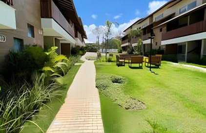 Imóvel Novo, 4 Quartos, Ar Condicionado em todos ambientes - Cond. Fechado - Guarajuba-BA - Foto 42