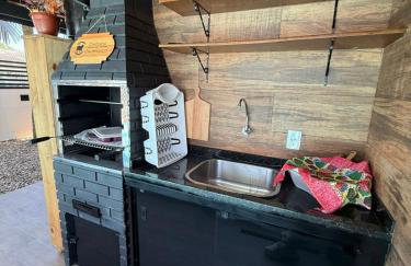 Cantinho das Palmeiras Linda casa c piscina, p 12 pessoas, sossego - Photo 12