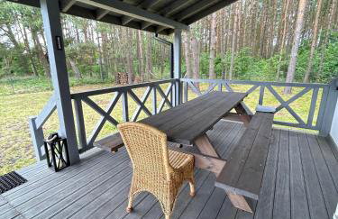 Młyńska Chata - drewniany, całoroczny dom w sosnowym lesie - Foto 8