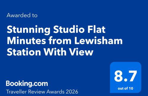 Stunning Studio Flat Minutes from Lewisham Station With View - Foto 23