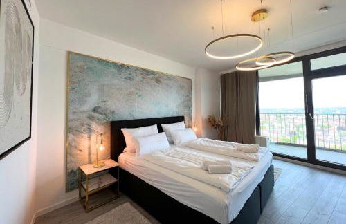 NEW I GREAT CITY VIEW I 32 FLOOR I BOXSPRINGBED and NETFLIX - Foto 1