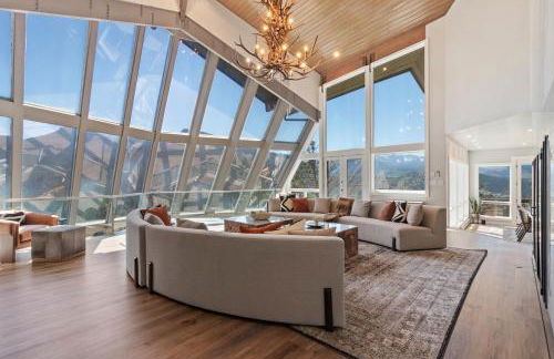 Casa de Cristal-Epic Views-HotTub-Sauna-Sleeps 10-Luxury Linens-Stocked Kitchen - Foto 7