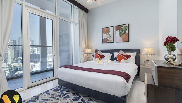 Vogue | Business Bay with full Burj Khalifa View - Foto 3, Zimmer