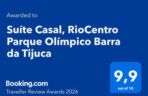 Suíte Casal, RioCentro Parque Olímpico Barra da Tijuca - Foto 8