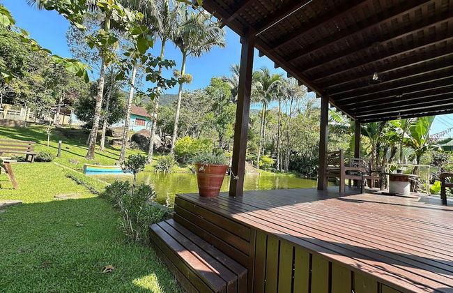 Sítio Morada do Pai com Sinuca e Piscina - Canelinha - SC - Foto 22