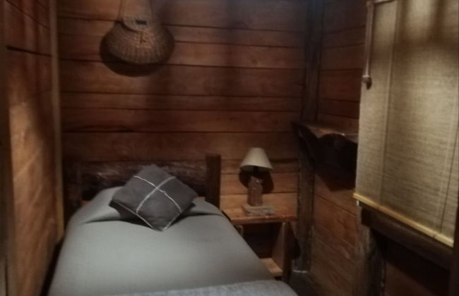 Cabaña Rústica 2 Maravillosa,con Troncos Nativos, con Orilla de Río Trancura - Foto 25