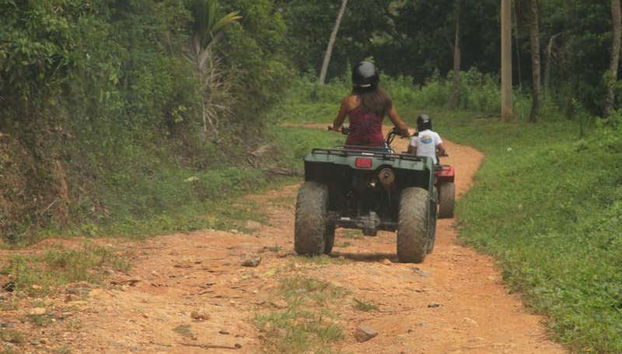 Durante il tour in quad a Samaná