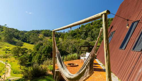 Chale Alcantara Jacuzzi, Lareira e Deck com Vista - Foto 4