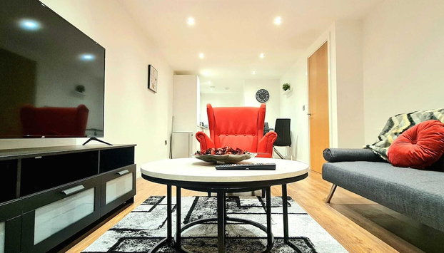 1-bedroom Aprt in Salford- Freeparking- Sleeps3 - Foto 2, Imagen principal