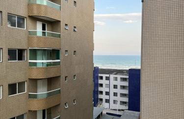 Apartamento na Praia Grande Vista ao Mar 1 quarto 100m da Areia - Foto 16